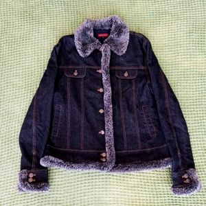 EBE Faux Fur Jean Jacket